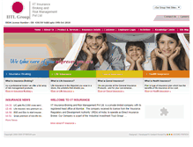 Tablet Screenshot of iitinsurance.com